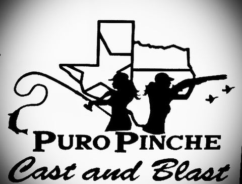 Women Fish and Hunt Too Decal-Black 8x10”