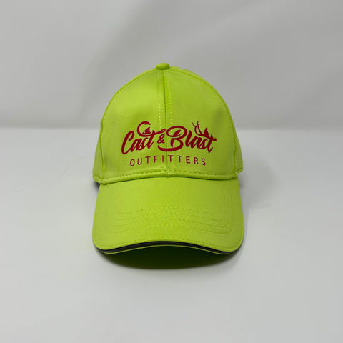 Women’s Cast&Blast PonyTail Hat Chartreuse/Pink