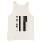 Be Recognized Unisex Tank w/BLK logo