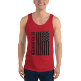 Be Recognized Unisex Tank w/BLK logo