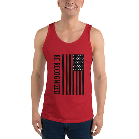 Be Recognized Unisex Tank w/BLK logo